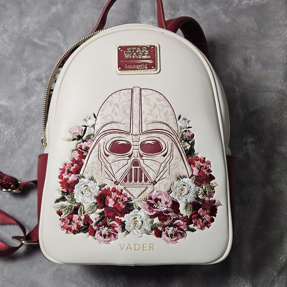 Loungefly Disney Star Wars Darth Vader Embroidered Floral Mini Backpack main image 9
